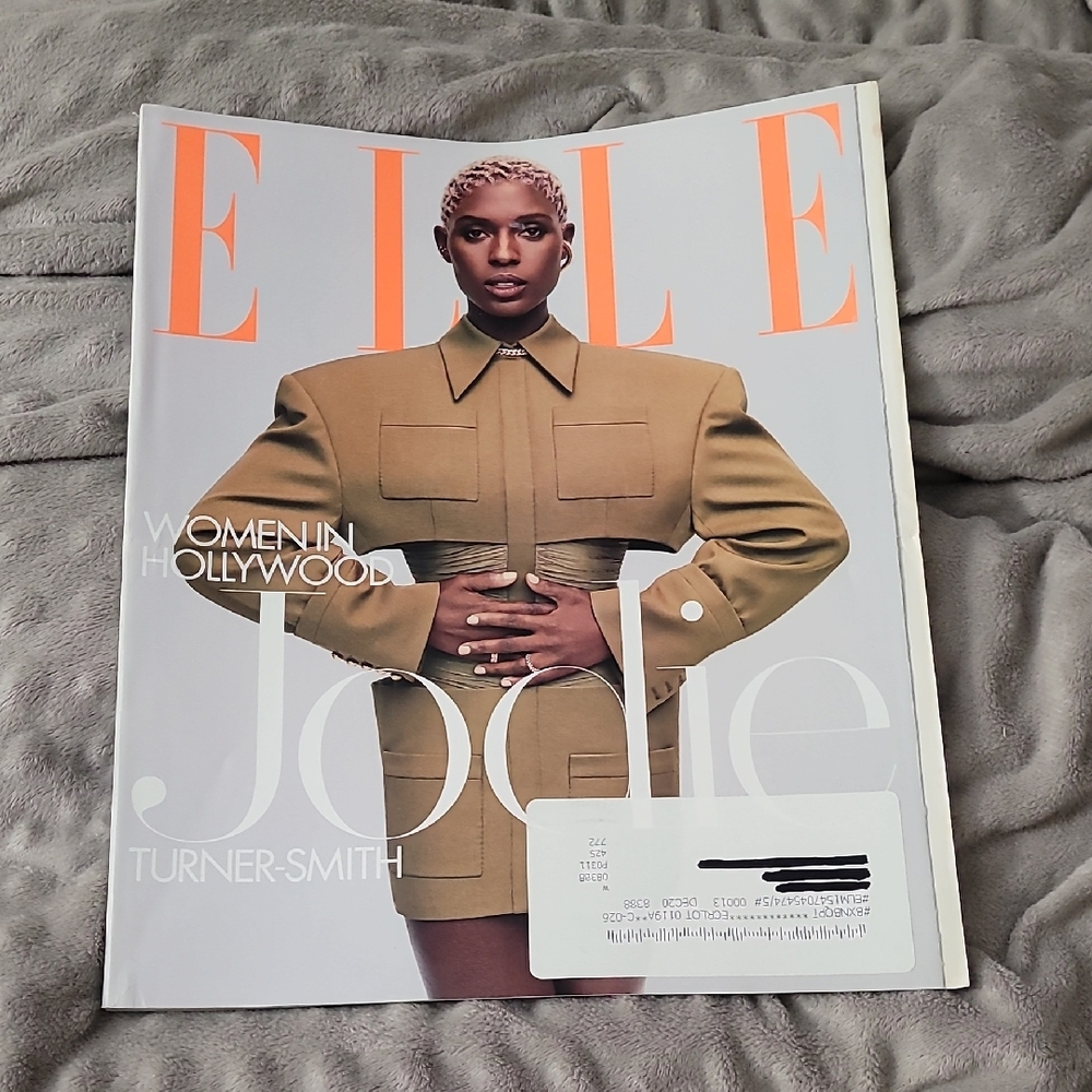 Elle Magazine Ft. Jodie Turner-Smith November 2019. New.